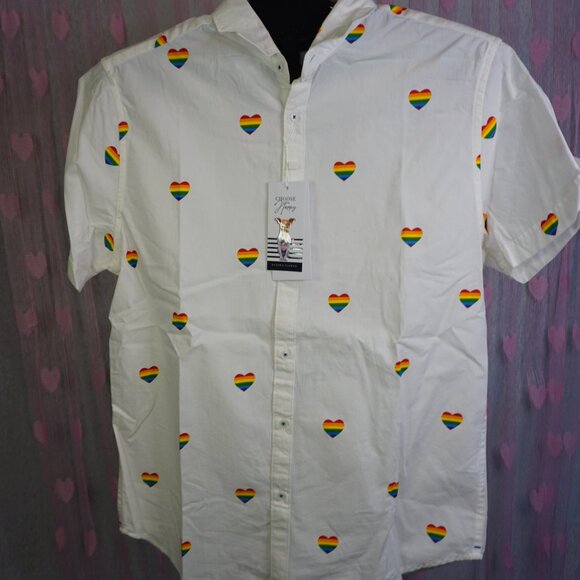 Denim & Flower Ricky Singh Button Heart Shirt - Picture 6 of 13